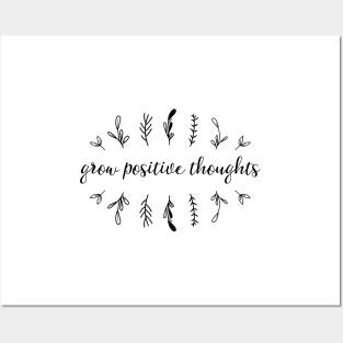 Grow positive thoughts II Posters and Art